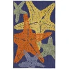 Nourison Home Aloha ALH28 Blue Multicolor 2 ft. 8 in. X 4 ft. Area Rug