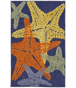 Nourison Home Aloha ALH28 Blue Multicolor 2 ft. 8 in. X 4 ft. Area Rug