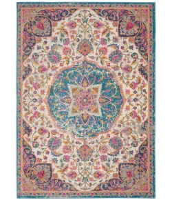Nourison Home Passion PSN22 Ivory Multicolor 5 ft. 3 in. X 7 ft. 3 in. Area Rug