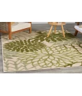 Nourison Aloha Ivory Green ALH05 5 ft. 3 in. X 7 ft. 5 in. Rectangle Rug