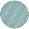 Nourison Twist Reversible Aqua TWS01 8 ft. X Round Rug