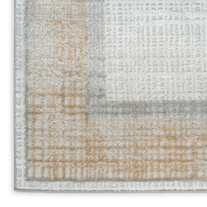 Nourison Dekor Grey DEK06 7 ft. 10 in. X 9 ft. 10 in. Rect. Rug