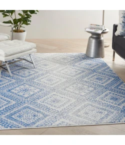 Nourison Home Whimsicle WHS17 Ivory Blue 4 ft. X 6 ft. Area Rug