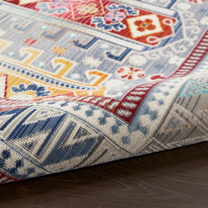 Nourison Vintage Kashan Area Rug VKA06-Grey/Multi