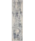 Nourison Rustic Textures Runner Area Rug RUS02-Blue/Ivory