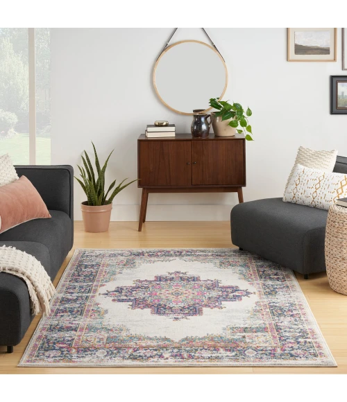 Nourison Passion Area Rug PSN03 Ivory Blue