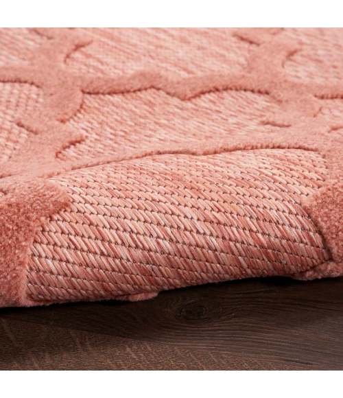 Nourison Easy Care Area Rug NES01 Coral/Orange