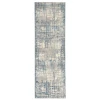 Calvin Klein CK950 Rush CK950 Ivory Blue 2 ft. 3 in. X 7 ft. 3 in. Area Rug
