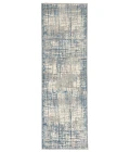 Calvin Klein Rush Area Rug CK950 Ivory Blue