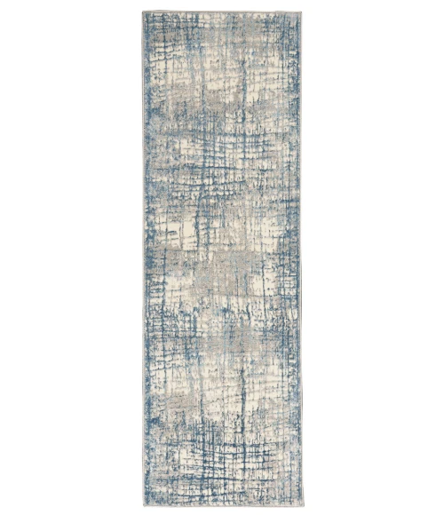 Calvin Klein Rush Area Rug CK950 Ivory Blue