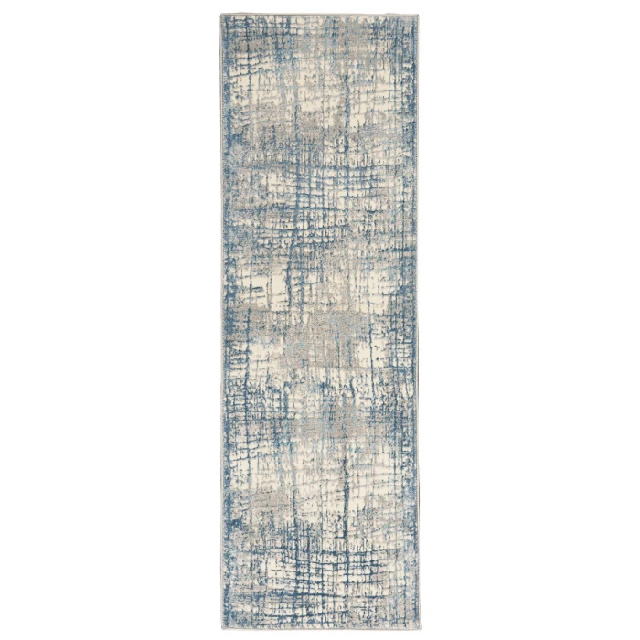 Calvin Klein Rush Area Rug CK950 Ivory Blue