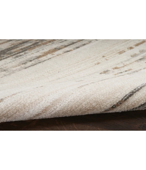 Nourison Serenity Home Ivory Beige SRH03 5 ft. 3 in. X 7 ft. 3 in. Rectangle Rug