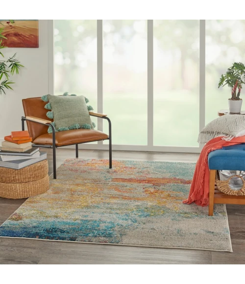 Nourison Celestial Area Rug CES02-Sealife