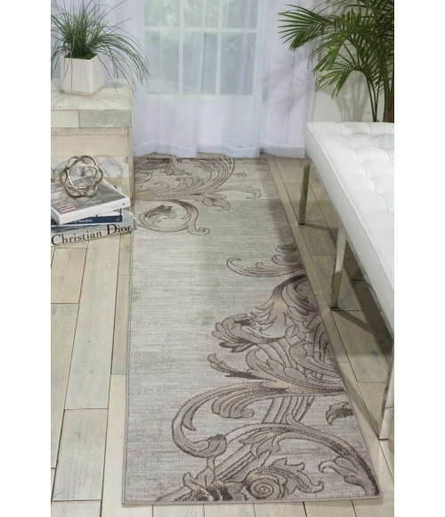 Nourison Maxell Runner Area Rug MAE05-Graphite