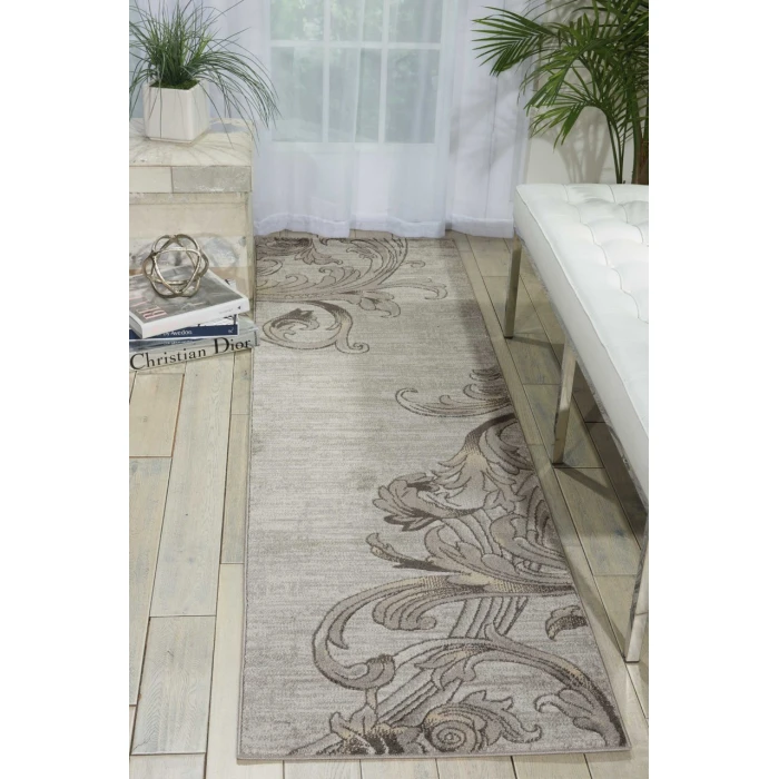 Nourison Maxell Runner Area Rug MAE05-Graphite