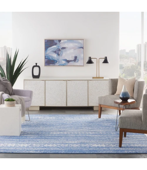 Nourison Whimsicle Area Rug WHS16-Light Blue Ivory