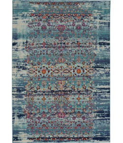 Nourison Home Vintage Kashan VKA02 Blue 4 ft. X 6 ft. Area Rug