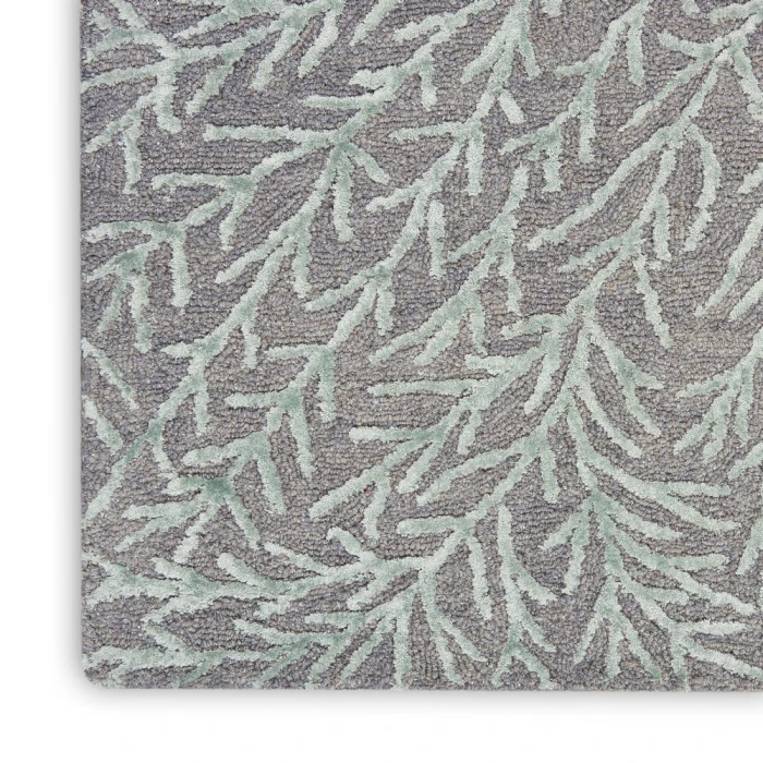 Michael Amini Ma30 Star Area Rug SMR03 Slate/Teal