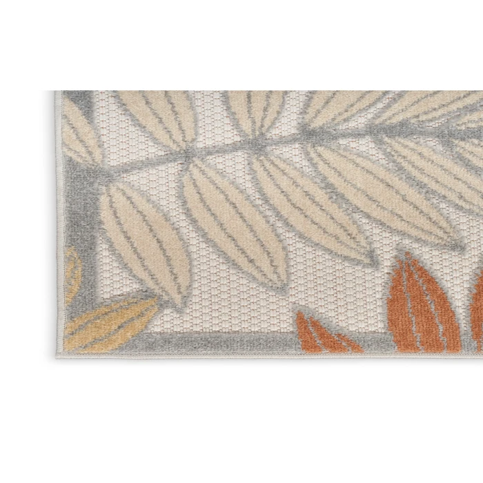 Nourison Aloha Blue Mocha ALH18 9 ft. X 12 ft. Rectangle Rug