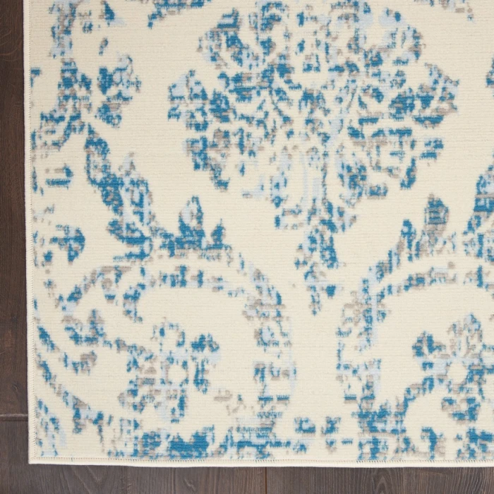 Nourison Jubilant Area Rug JUB09-Ivory/Blue