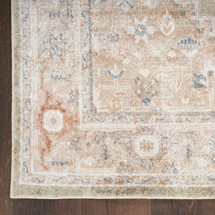 Nourison Astra Machine Washable Area Rug ASW11 Sage Multi