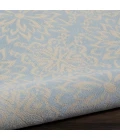 Nourison Jubilant Round Area Rug JUB06-Ivory/Light Blue
