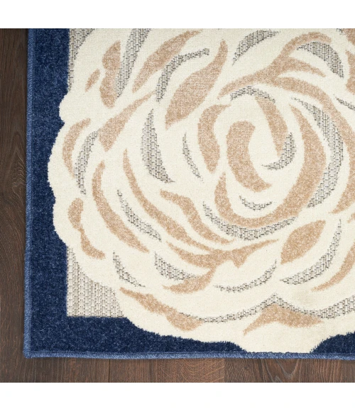 Nourison Aloha Area Rug ALH32 Blue Grey