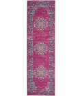 Nourison Passion Runner Area Rug PSN03-Fuchsia