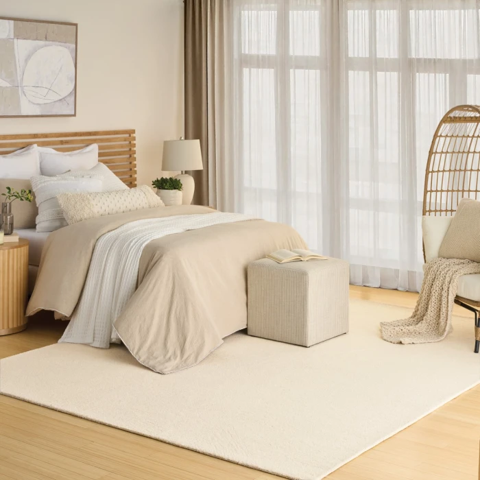 DKNY Pure Angles Ivory ANG01 8 ft. X 10 ft. Rect. Rug