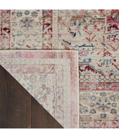 Nourison Vintage Kashan Area Rug VKA07-Red/Ivory