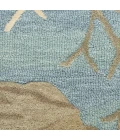 Nourison Waterside Blue WRS01 5 ft. X 7 ft. Rect. Rug