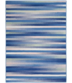 Nourison Home Whimsicle WHS12 Blue Multicolor 6 ft. X 9 ft. Area Rug