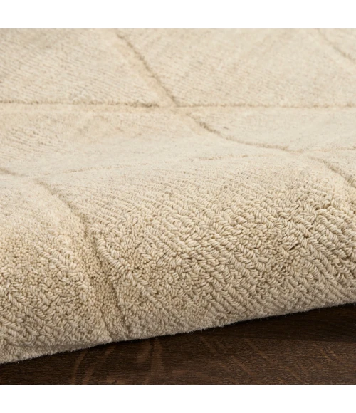 Nourison Wool Haven Beige WOH01 7 ft. 9 in. X 9 ft. 9 in. Rect. Rug