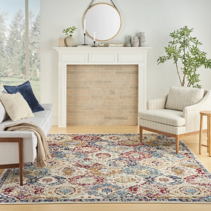 Nourison Grafix Area Rug GRF31 Blue Multicolor