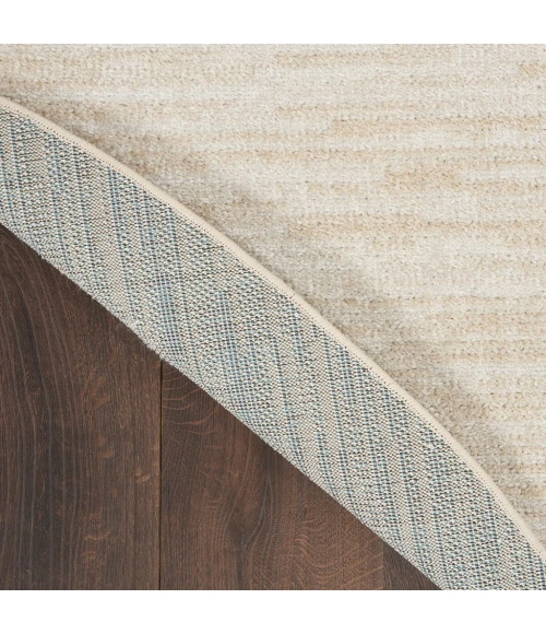 Nourison Essentials Ivory Beige Area Rug NRE01-Ivory Beige