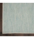 Nourison Courtyard Area Rug COU01-Ivory Aqua