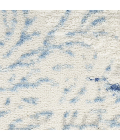 Nourison Seaside Ivory Grey Blue SDS04 5 ft. X 7 ft. Rect. Rug