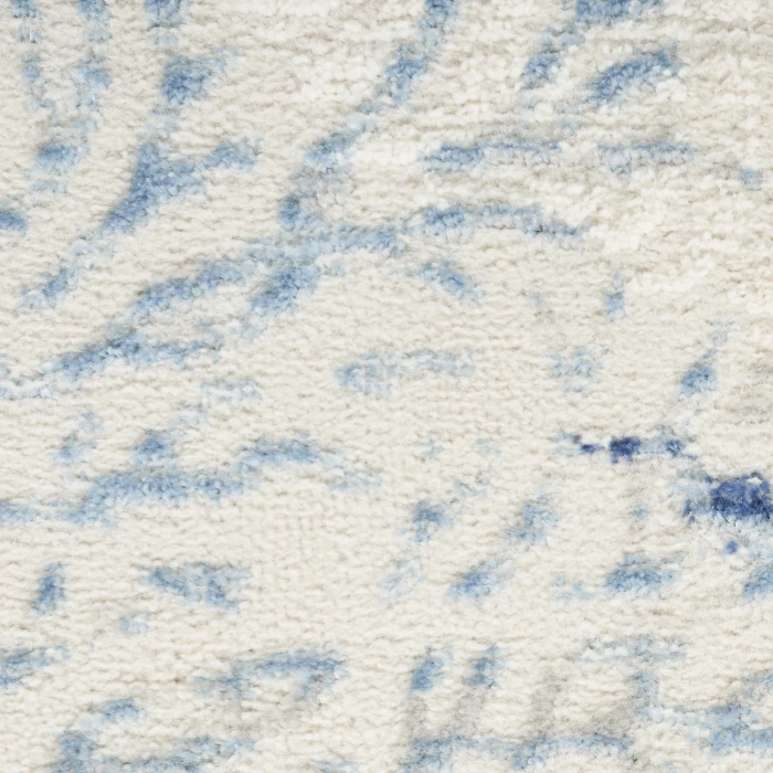 Nourison Seaside Ivory Grey Blue SDS04 5 ft. X 7 ft. Rect. Rug