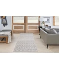 Nourison Astra Machine Washable Grey ASW10 2 ft. X 6 ft. Rectangle Rug