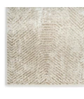 Nourison Dekor Ivory Taupe DEK04 2 ft. X 4 ft. Rect. Rug