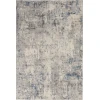 Nourison Home Rustic Textures RUS07 Ivory/Grey/Blue 5 ft. 3 in. X 7 ft. 3 in. Area Rug