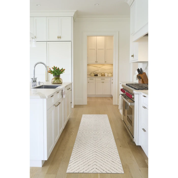 Nourison Modern Comfort Ivory Black MNC01 10 ft. Rect. Rug