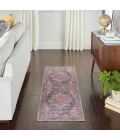 Nicole Curtis Machine Washable Series 1 Area Rug SR101 Multicolor 7' Runner