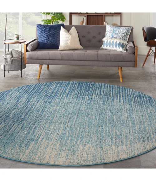 Nourison Passion Area Rug PSN09-Navy/Light Blue