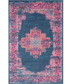 Nourison Home Passion PSN03 Blue 3 ft. 9 in. X 5 ft. 9 in. Area Rug