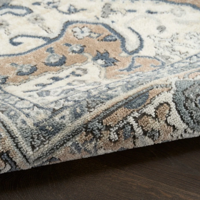 Nourison Quarry Ivory Taupe QUA18 6 ft. X 9 ft. Rect. Rug