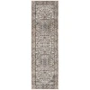 Nourison Home Quarry QUA05 Ivory Grey 2 ft. 2 in. X 7 ft. 6 in. Area Rug