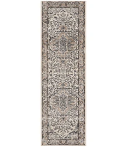 Nourison Home Quarry QUA05 Ivory Grey 2 ft. 2 in. X 7 ft. 6 in. Area Rug