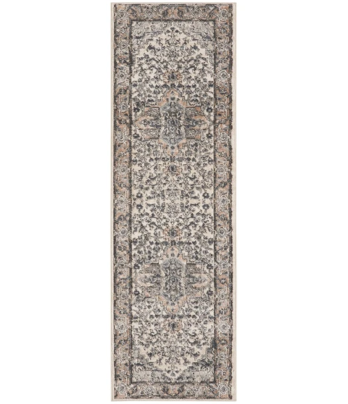 Nourison Quarry Ivory Grey QUA05 8 ft. Rect. Rug