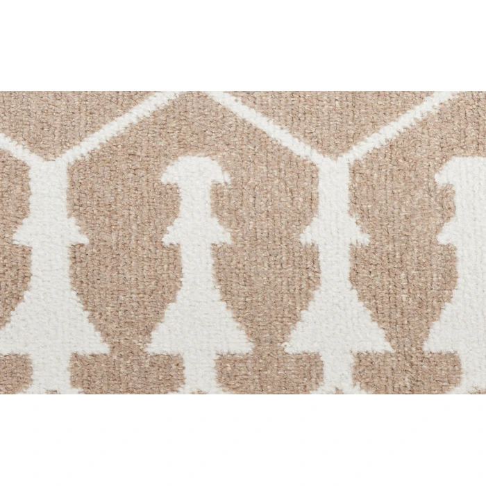 Nourison Astra Machine Washable Taupe ASW10 5 ft. 3 in. X 7 ft. Rectangle Rug